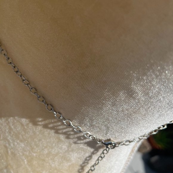 Body Jewelry chain metal and gemstones bra / top - Picture 6 of 9